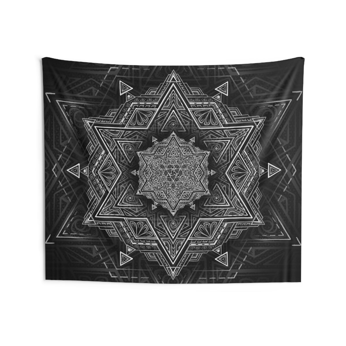 Star Tetrahedron Mandala - Wall Tapestry