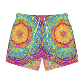 Sunset Mandala Swim Trunks