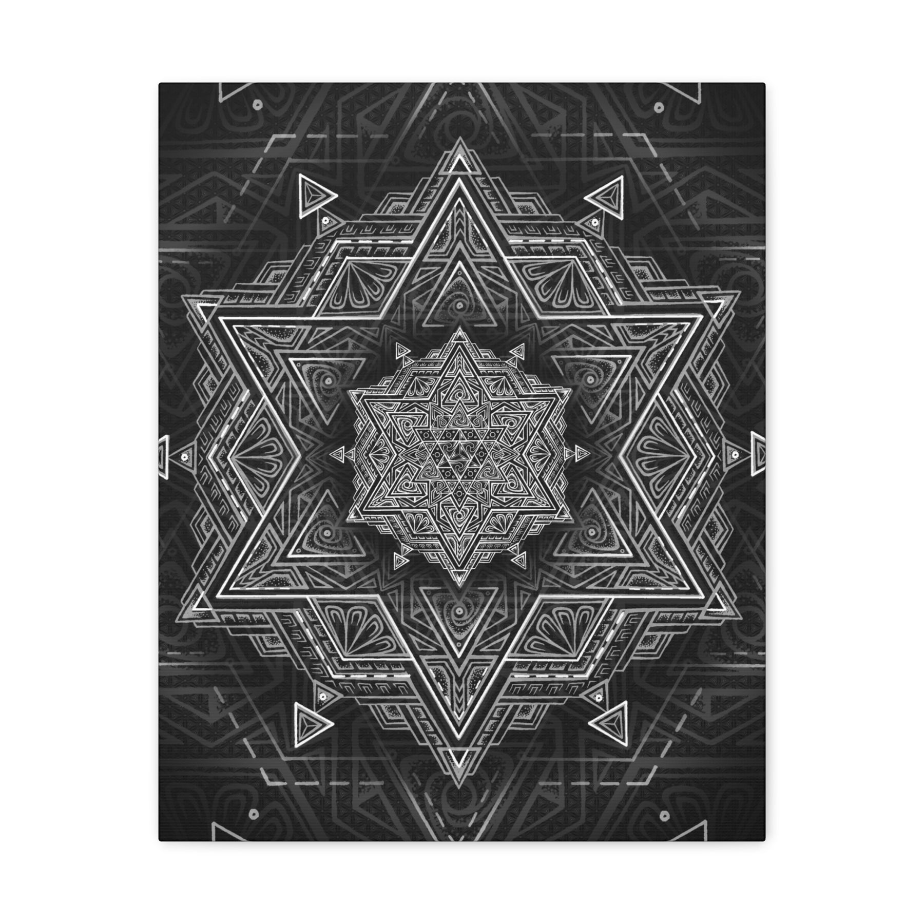 Star Tetrahedron Canvas Print