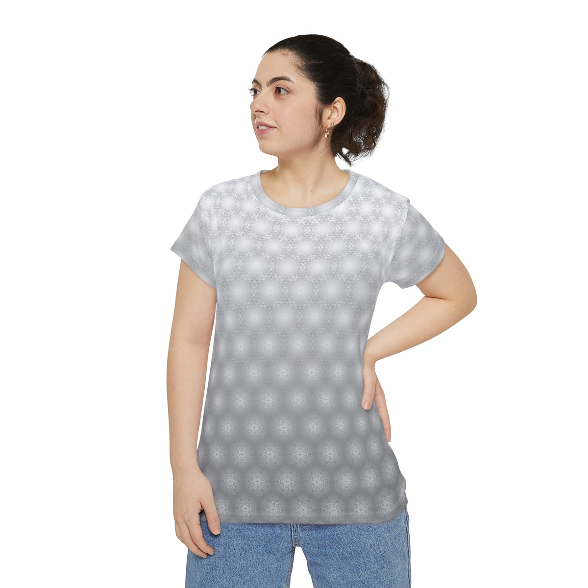 Metatrons Cube Fade - Women's Short Sleeve Shirt