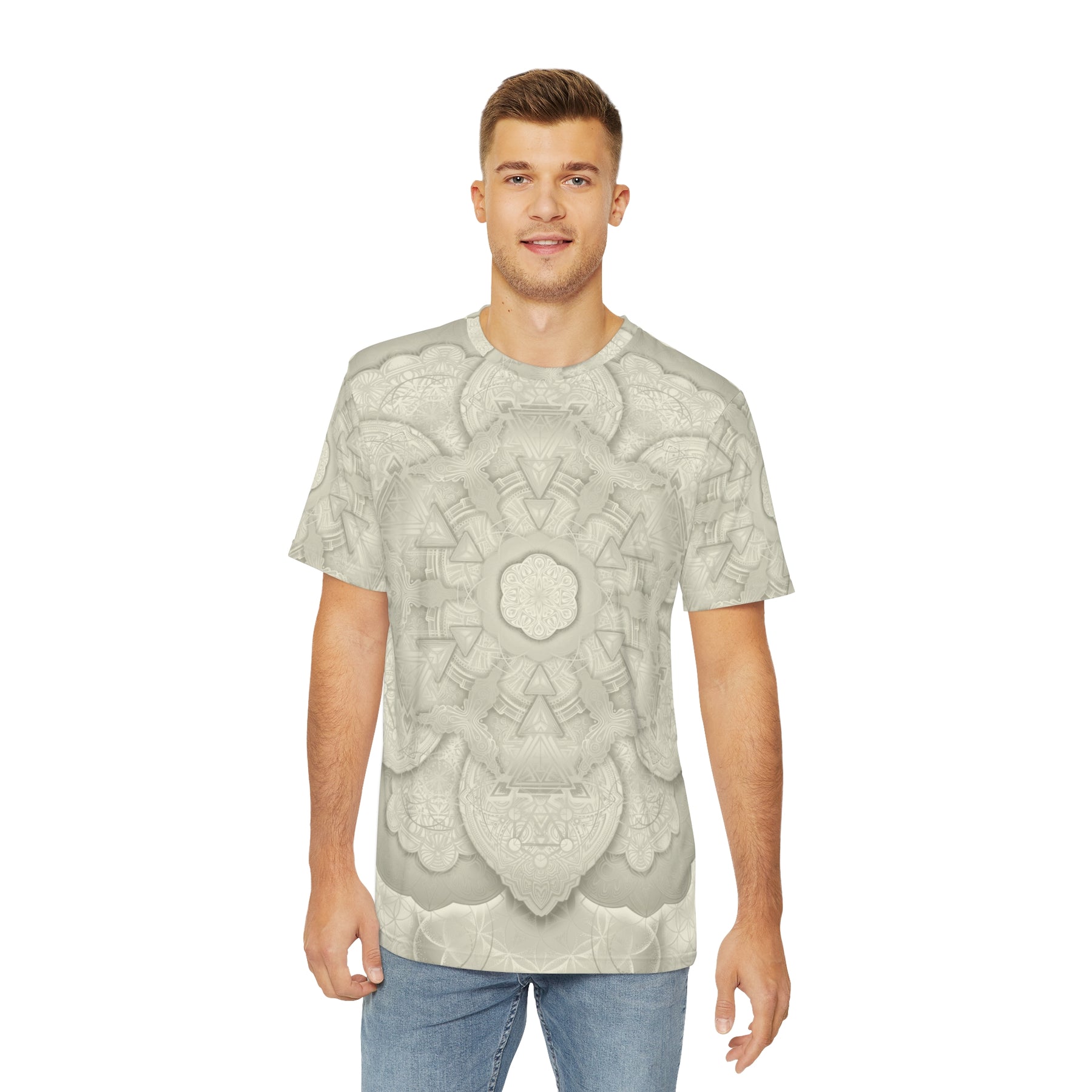 Muted Mandala - Men's Polyester Tee