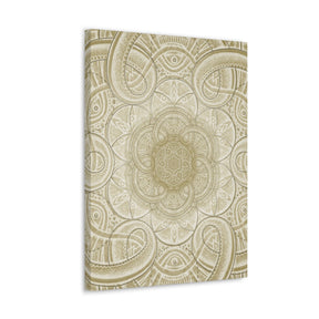 Sacred Geometry Mandala Canvas Print