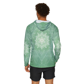 Mint Mandala Men's Sun Hoodie