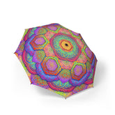 Bicycle Day Mandala Automatic Foldable Umbrella
