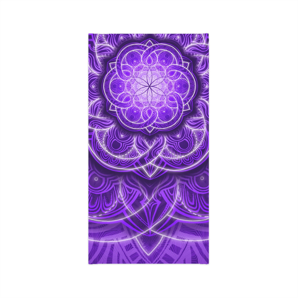Purple flower of Life Mandala Neck Gaiter - Lightweight Stylish Face Covering for Outdoor Adventures