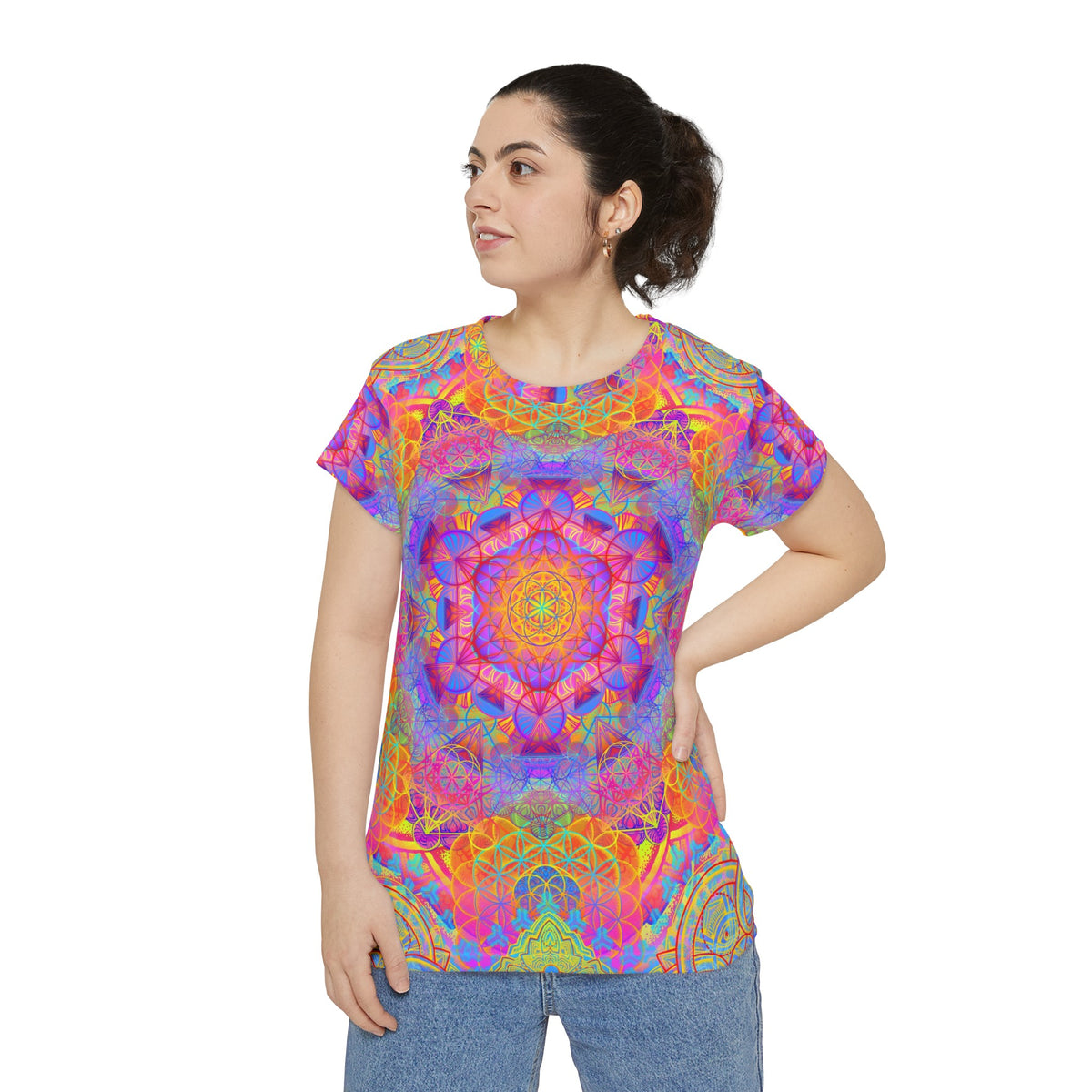 Sunrise Mandala - Women's Short Sleeve Shirt