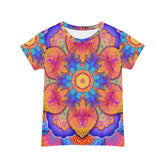 Sunset Mandala - Women's Short Sleeve Shirt