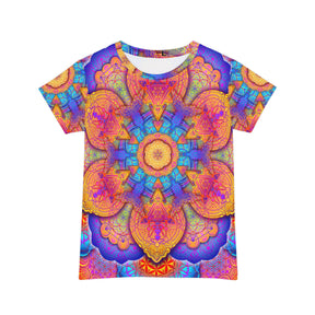 Sunset Mandala - Women's Short Sleeve Shirt