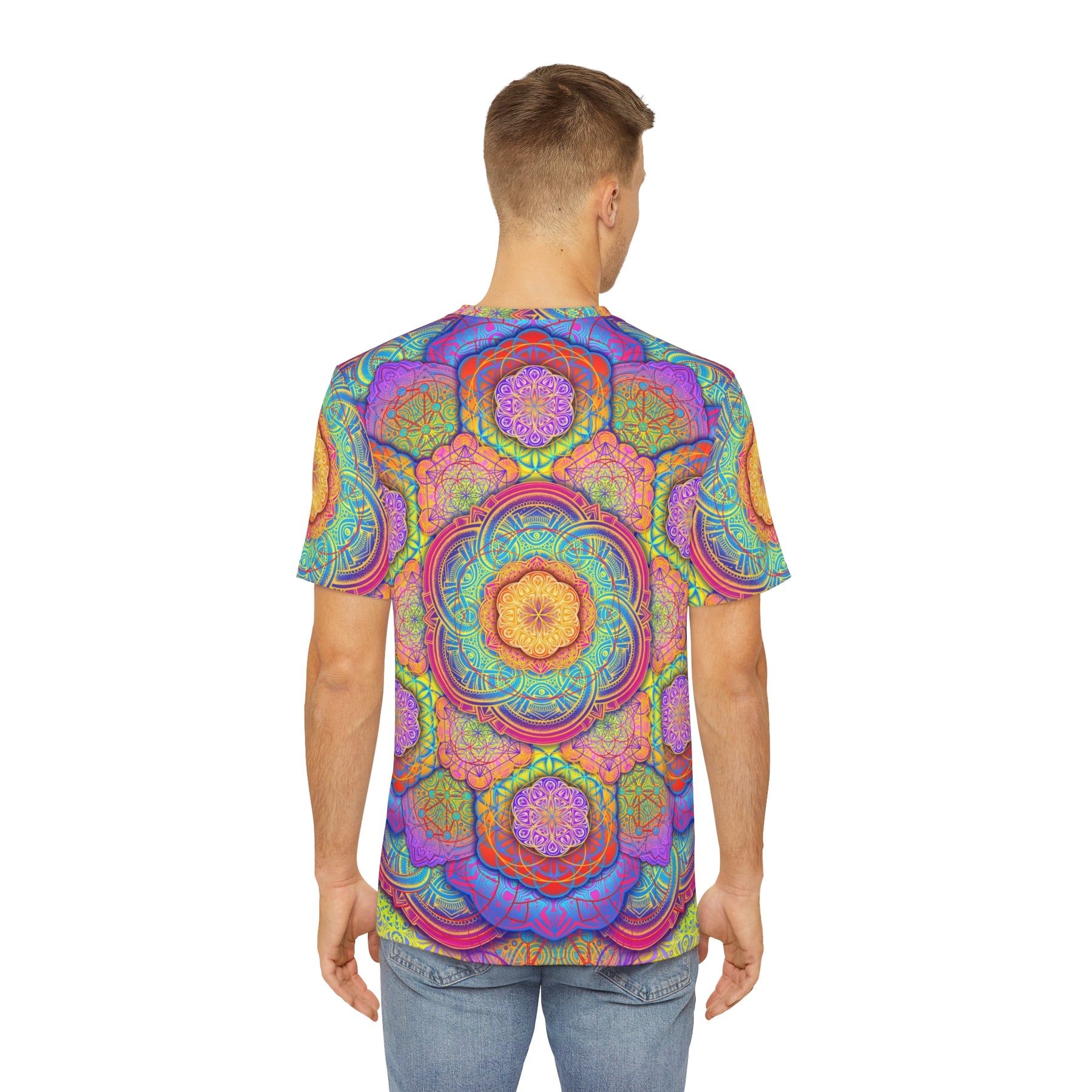 Psychedelic Mandala - Men's Polyester Tee