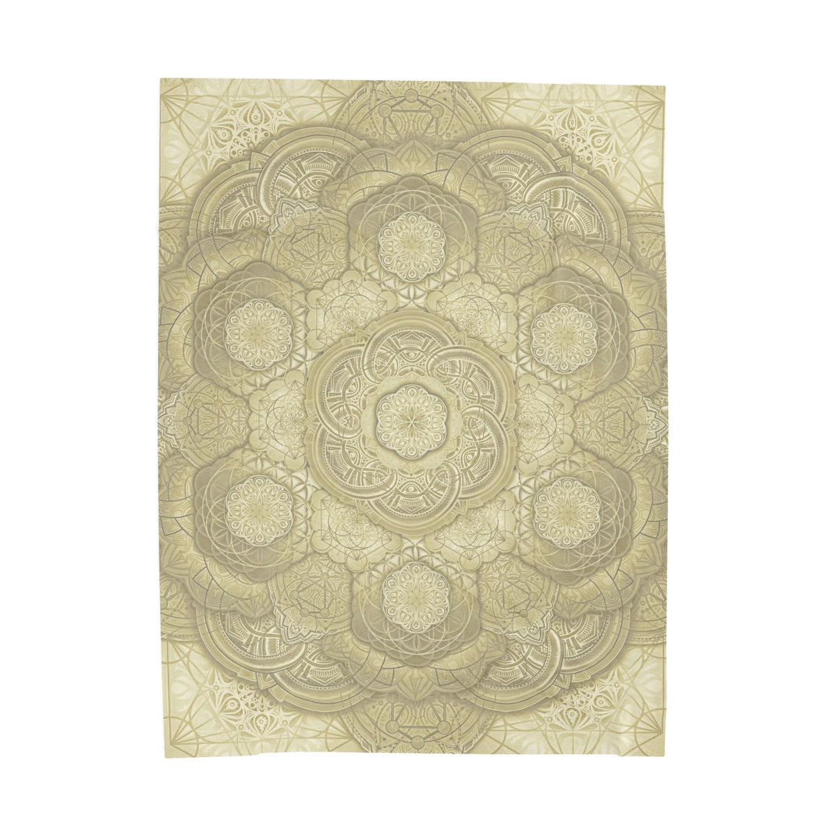 Dust Mandala Velveteen Plush Blanket