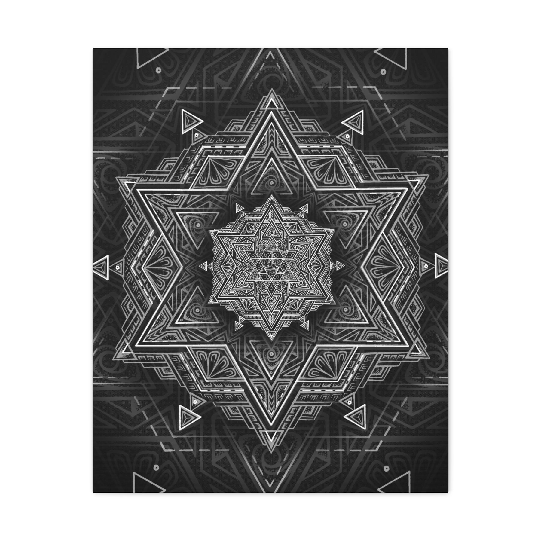 Star Tetrahedron Canvas Print