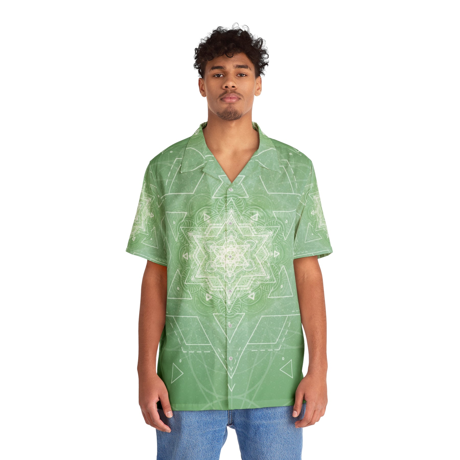 Mint Mandala Hawaiian T-Shirt