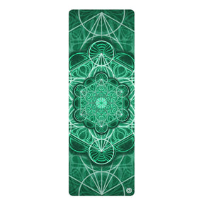 Malachite Mandala - Yoga Mat