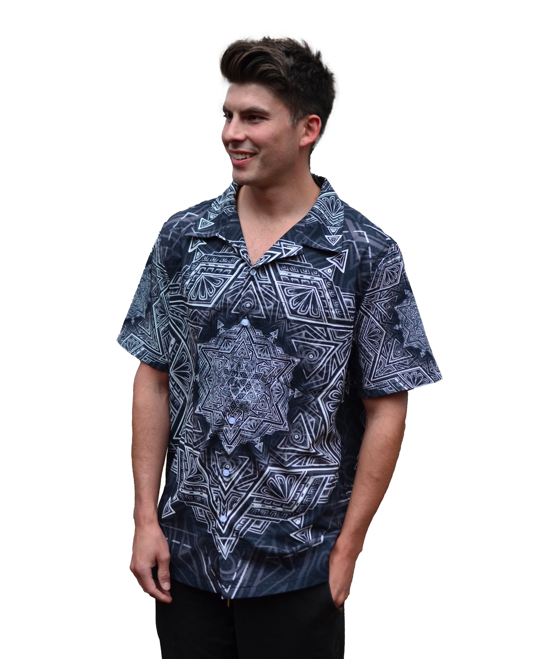 Star Tetrahedron Hawaiian T-Shirt