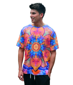 Psychedelic Mandala - Men's Polyester Tee